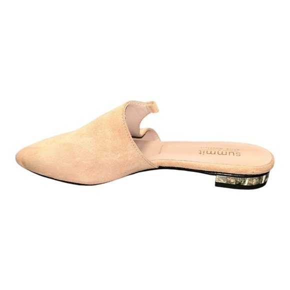 White Mountain Shoes - Summit by white mountain Women Leather Slip-On Mules (doesn’t come with strings)
